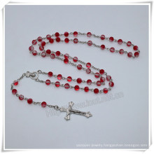 6mm Beads Rosary/Beads Rosary/Wholesale Catholic Rosary Necklace/Catholic Rosary with Centerpiece (IO-cr401)